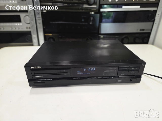 КЛАСИЧЕСКИ БИТСТРИЙМ ЗВУК! CD Плеър Philips CD 600 (Bitstream / CDM-4) 🇧🇪💿, снимка 5 - Ресийвъри, усилватели, смесителни пултове - 55021815