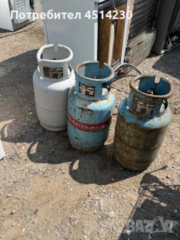 Газови бутилки (пропан-бутан) – различни – здрави
