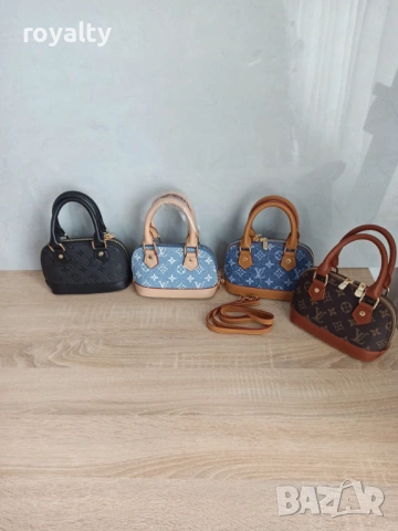 Louis Vuitton Alma Нова Кожена Дамска Чанта Луи Витон Алма Различни Цветове 
