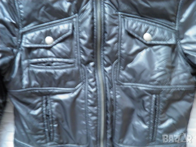 Miss Sixty оригинално дамско черно дълго яке М, снимка 5 - Якета - 54288760