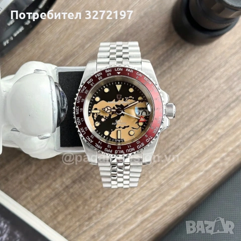 PAGANI DESIGN автоматичен часовник с Японски механизъм SEIKO NH34 GMT,стъкло сапфир,водоустойчив