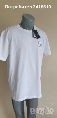 Emporio Armani EA7 Cotton Mens Size XL / 2XL НОВО! ОРИГИНАЛ! Мъжка Тениска, снимка 8 - Тениски - 54884072
