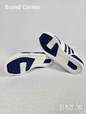 Чисто нови adidas Originals Rivalry Low (Бели/Тъмносини) – Естествена кожа -рст 42 2/3, снимка 5 - Маратонки - 54280363