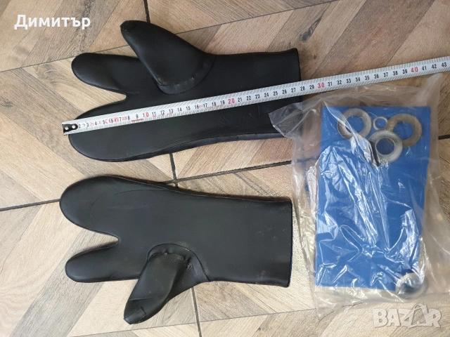 нов гумиран дълбоко водолазен костюм на две части, снимка 2 - Водни спортове - 54740602