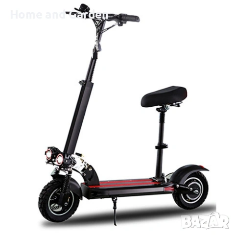 ⚡ ПРЕМИУМ Електрически скутер 500W / 40 км/ч – 10” гуми, 48V, седалка