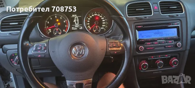 VW Golf VI 1.6 Multi-Fuel 2009 година Реални километри 212000х.к.м., снимка 7 - Автомобили и джипове - 55662606