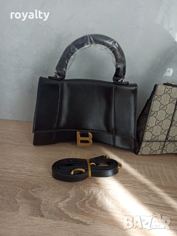 Gucci & Balenciaga Нова Кожена Дамска Чанта Различни Цветове Гучи , снимка 4 - Чанти - 54717423