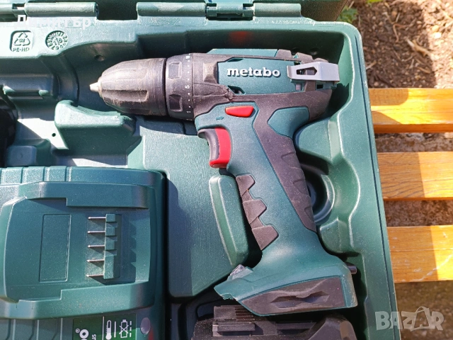 Metabo BS 14.4 винтоверт комплект 2х14.4V 2.0 Ah, снимка 2 - Винтоверти - 54586269