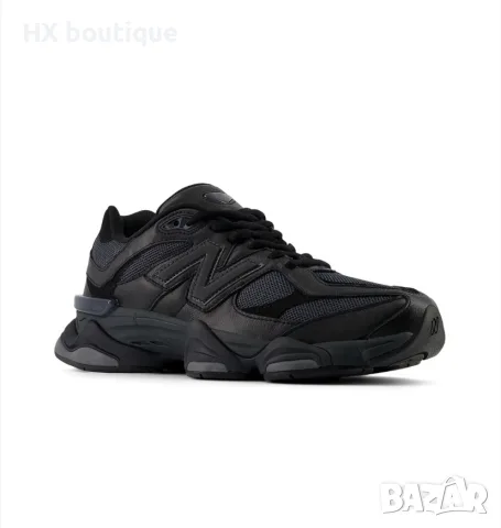 Кожени спортни обувки New balance  9060 с мрежа, Черен цвят оригинални, снимка 2 - Спортни обувки - 55580536