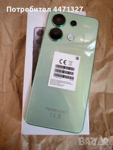 Xiaomi Redmi Note 13 4G 8GB/256GB като нов, зелен, снимка 4 - Xiaomi - 54368525