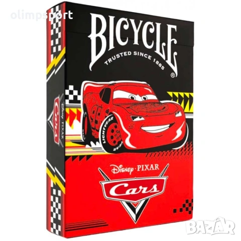 Карти за игра Bicycle Disney Cars Disney и Pixar Lightning McQueen 