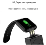 Смарт часовник smart bracelet пулс , крачки работи с всички телефони, снимка 2