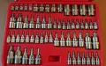 NEILSEN TOOLS Master Star Socket Set 60 бр. Вложки c Битове комплект, снимка 2