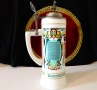 Порцеланова халба с капак от калай 30 см.,Art Nouveau. , снимка 4
