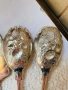 Красиви посребрени прибори за сервиране, 3 бр с маркировки, снимка 14