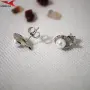 Обеци с платинено покритие 211223, снимка 4