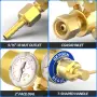 Нов Кислороден регулатор MEANLIN CGA 540 с двоен манометър 0-4000 PSI, снимка 5