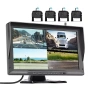 Безжични камери с монитор, паркиране, за камион, заден ход, DVR запис, тир, автобус, задно виждане, снимка 1