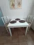 Трапезна маса с два стола ИКЕА, снимка 1