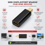Преходник Mini DisplayPort M към HDMI F адаптер черен SP01449 CA334, снимка 2