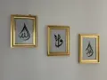 Ръчно бродирани гоблени с рамка, снимка 1