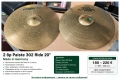 Paiste 20" 302 Ride Cymbal х 2 бр. - Made in Germany - 20 инча райд чинели, снимка 1
