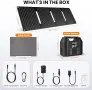 Преносима електростанция SinKeu 96Wh със соларен панел 40W и 30000mAh LiFePO4 батерия – соларен гене, снимка 7