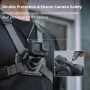 Нов Магнитен нагръден колан за GoPro DJI Osmo Action екшън камера фото и видео влог, снимка 3