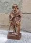 Красива Стара Дървена Фигура , снимка 3
