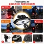 Мигачи задни светлини за колело LED стоп водоустойчив ярки за велосипед със звънец аларма USB мощен, снимка 6