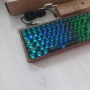 Премиум Механична Клавиатура Womier WD75 V2 (Естествен Орех, VIA, 8000mAh), снимка 3