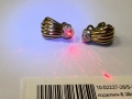 Дизайнерски Златни обеци с диаманти - 8.38 грама - 0.44ct, снимка 11