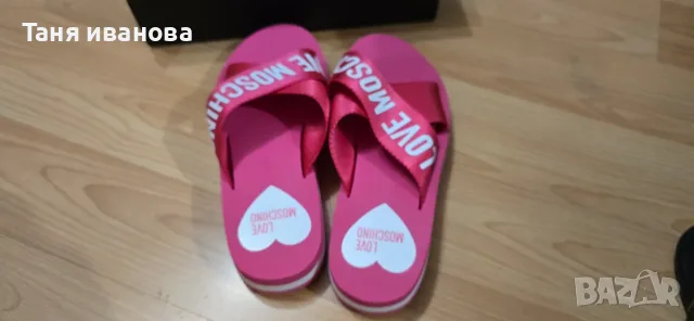 Love Moschino 38-дамски чехли, снимка 2 - Чехли - 55643644