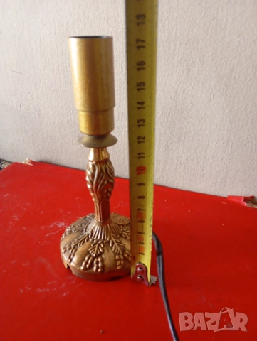 Винтидж настолна лампа, снимка 4 - Настолни лампи - 54244415