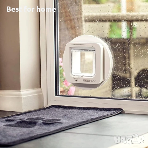SureFlap - Sure Petcare Микрочип врата за котки, бяла, сканира идентификацията на домашния любимец , снимка 5 - Други стоки за дома - 54987494