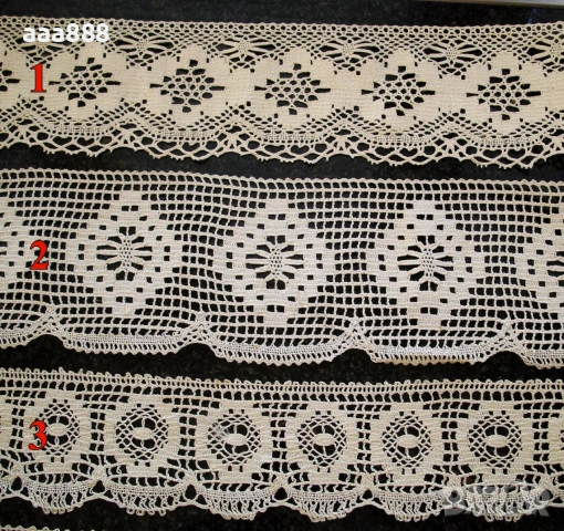 Дантела памучна , снимка 11 - Декорация за дома - 55164086