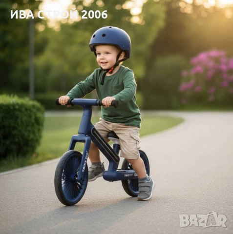 Детски баланс велосипед с LED светлини Trike Fix Glow | Регулируем | Черен-Copy, снимка 5 - Детски велосипеди, триколки и коли - 54180189