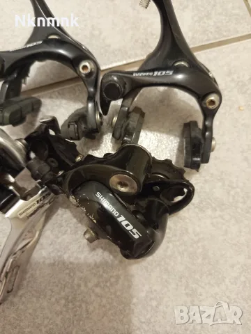 Шосейни части Shimano 105, снимка 2 - Велосипеди - 55480453