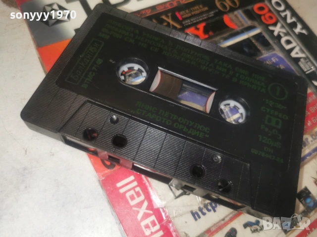 ЯНИС ПЕТРОПУЛОС-ORIGINAL TAPE 0907261921H2E7R, снимка 13 - Аудио касети - 55224349