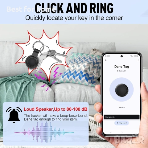 Android Air Tracker, 4 броя Android Smart Tag, Работи с приложението Google Where is, Bluetooth , снимка 6 - Друга електроника - 54959973