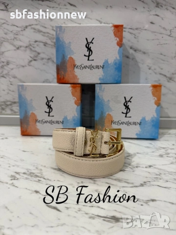 Ysl колан естествена кожа в кутия, снимка 7 - Колани - 54570227