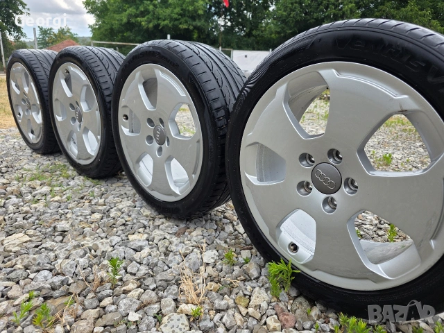 Продавам ОРИГИНАЛНИ Джанти 17' цола 5x112 AUDI ,7,5J ET 56 Внос от Германия, снимка 2 - Гуми и джанти - 55212388