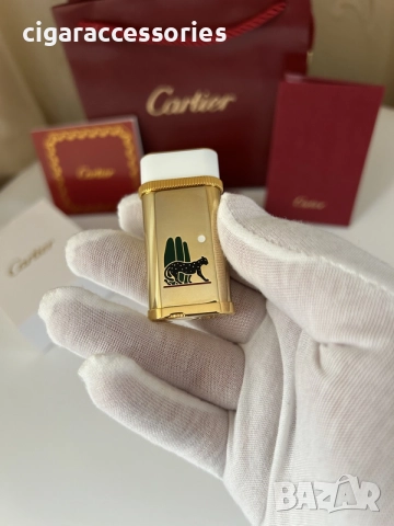 Cartier Panthere запалка с кутия и документи, снимка 4 - Запалки - 55272386