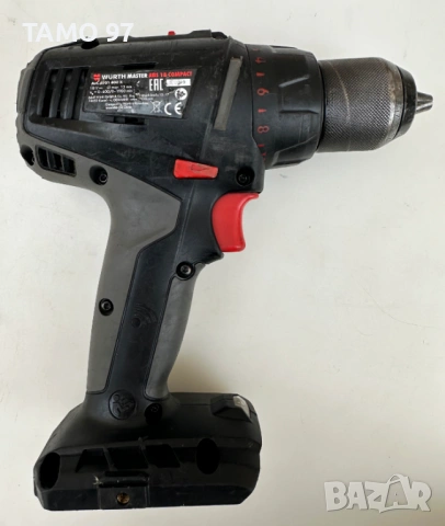 Wurth ABS 18 Compact M-Cube - Безчетков акумулаторен винтоверт 18V, снимка 2 - Винтоверти - 54295846