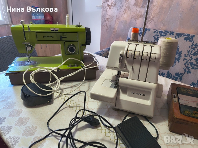 2бр шевни машини и 1бр оверлог