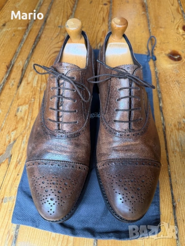 ERMENEGILDO ZEGNA мъжки обувки 43.5, снимка 4 - Официални обувки - 54571359