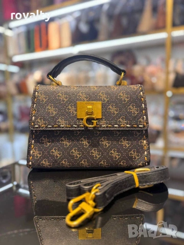 Guess Нова Кожена Дамска Чанта Различни Цветове 