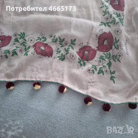 Памучни Шалове/Кърпи за глава , снимка 14 - Шалове - 55401497