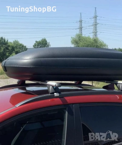 Автобокс Art Plast 133x77.8x34.5cm с ключ, 320 литра черен карбон, снимка 7 - Аксесоари и консумативи - 53984983