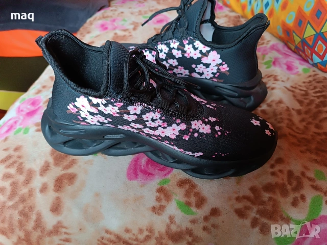 маратонки с цветя, снимка 4 - Маратонки - 54144797